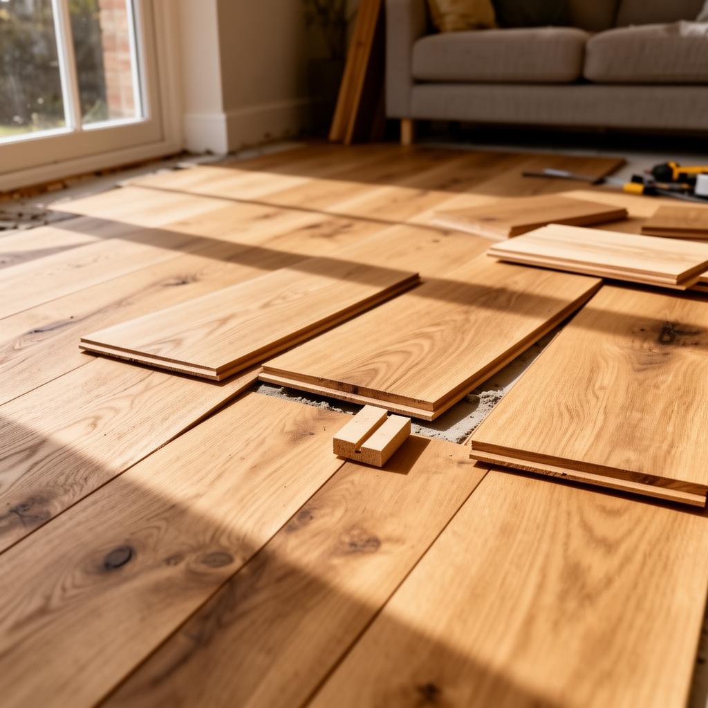 Sample image: Timber flooring carpentry in Cork