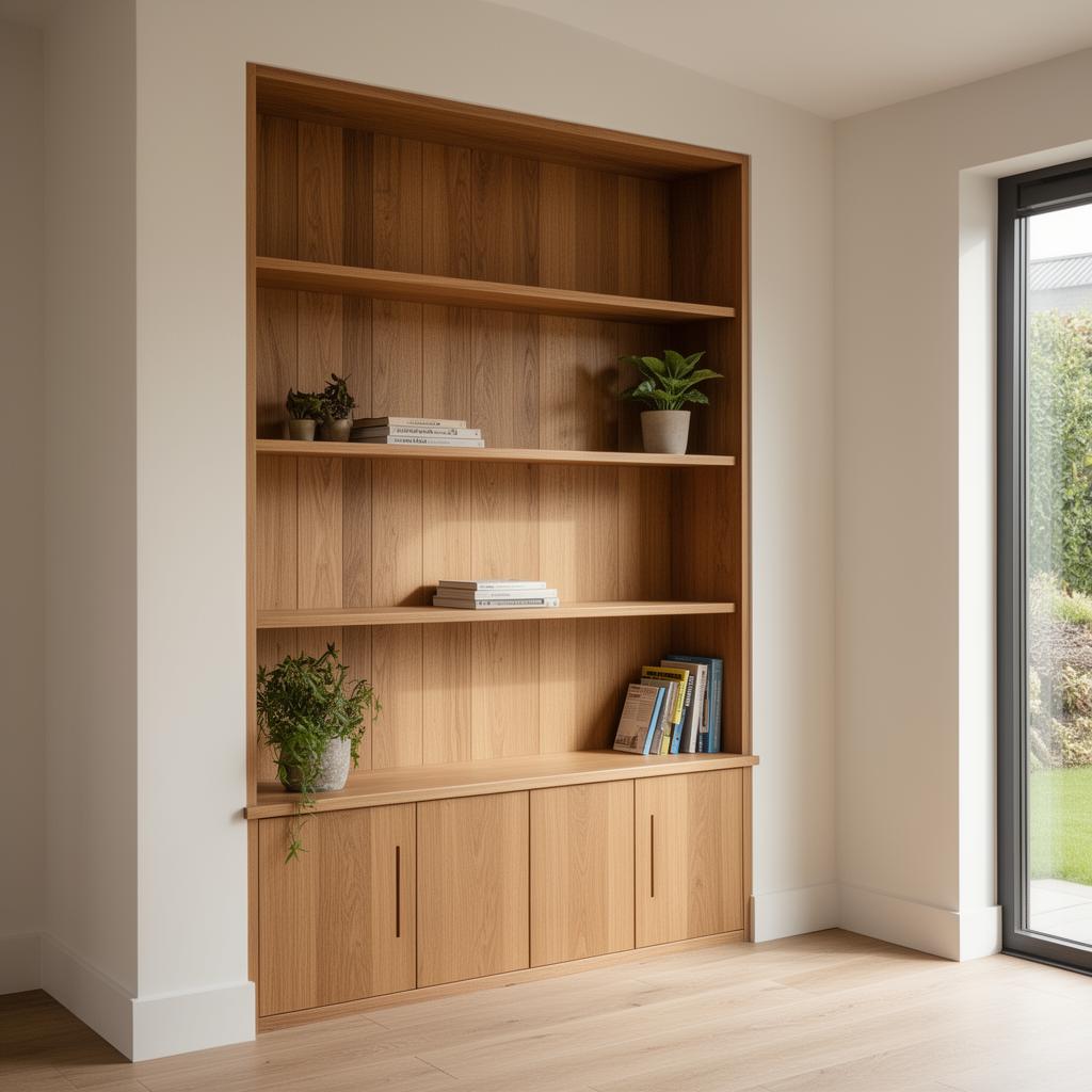 Sample image: Custom shelving carpentry in Cork
